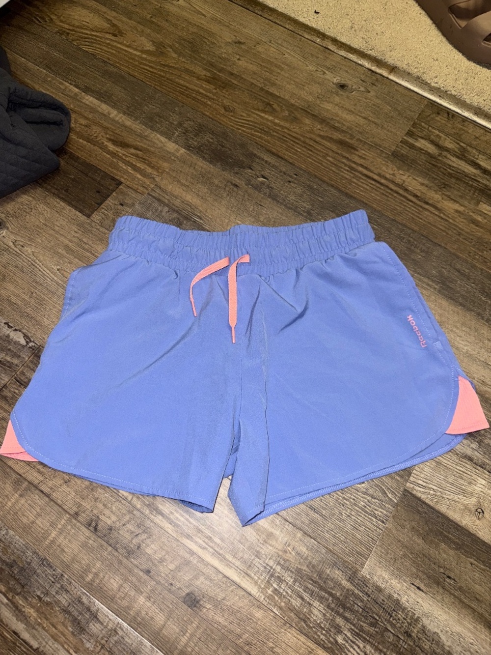 Women’s Reebok Purple and Pink Athletic Shorts with Pockets